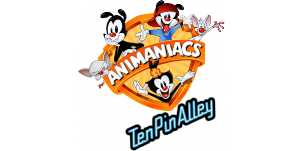 Animaniacs Ten Pin Alley logo for Playstation